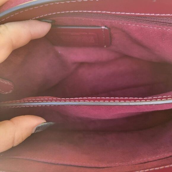 NWOT Coach Remi shoulder Bag with Whipstitch Daisy Applique - Picture 12 of 14